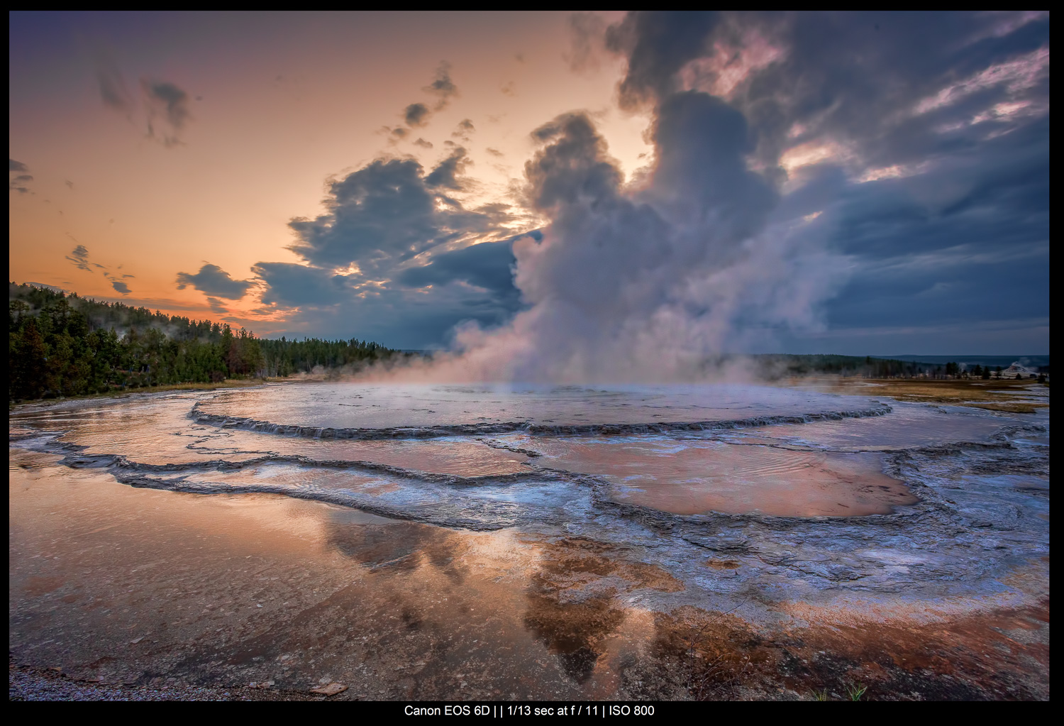 Grand Fountain Geyser at Yellowstone